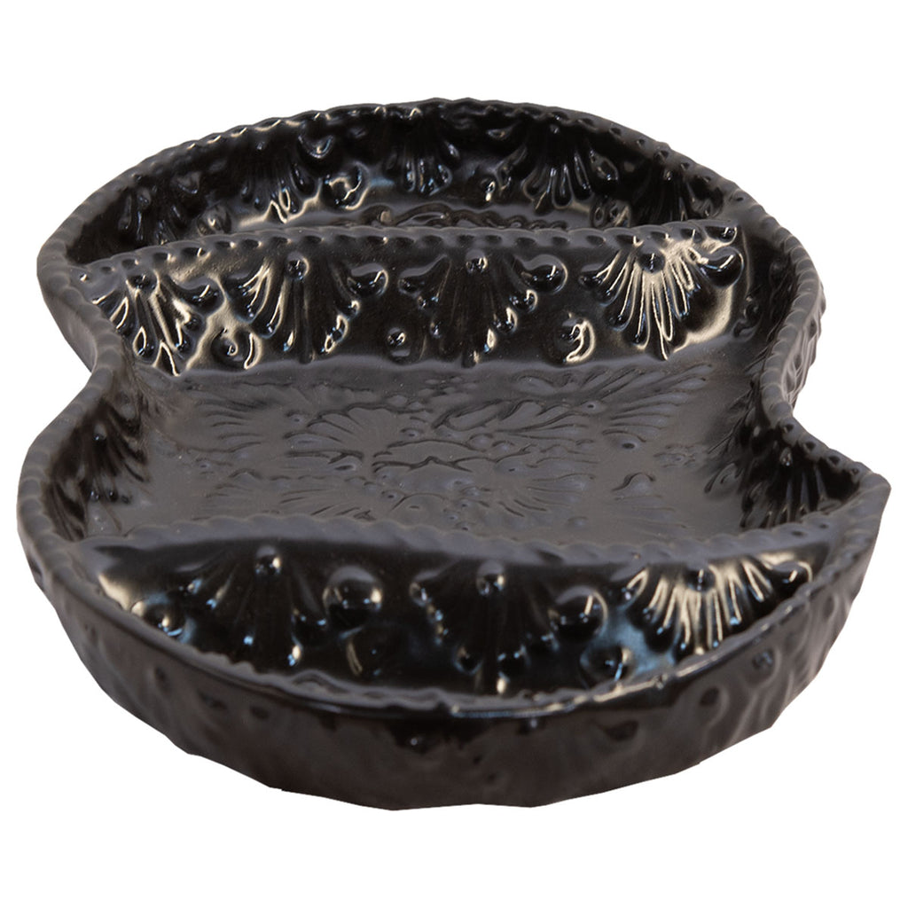 Pascoe Talavera Appetizer Plate - Black