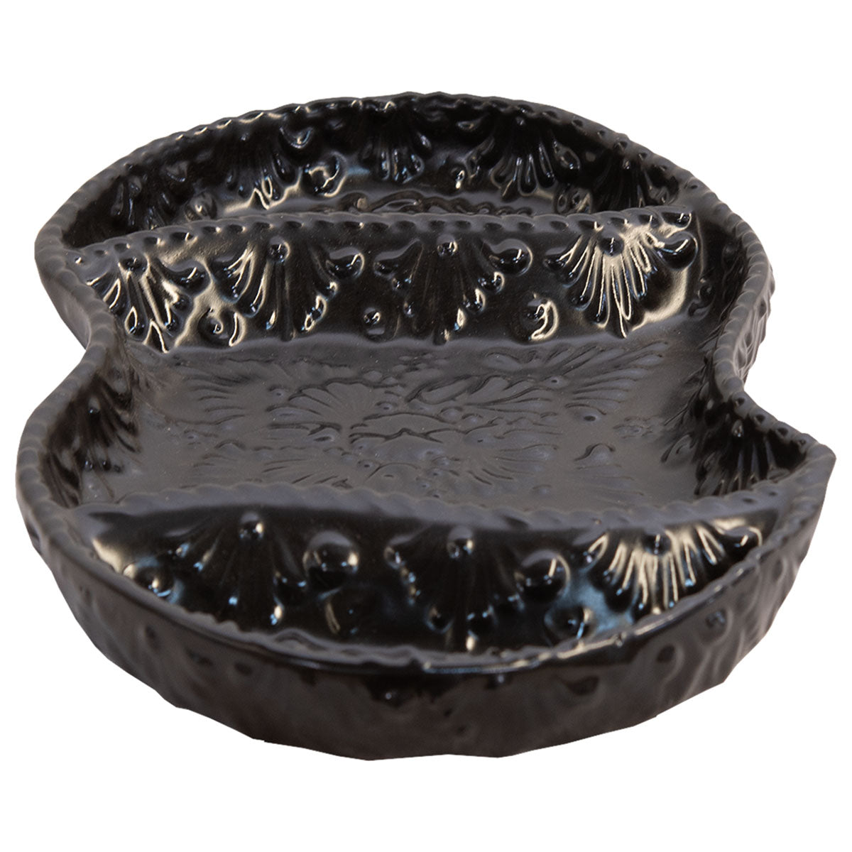 Pascoe Talavera Appetizer Plate - Black