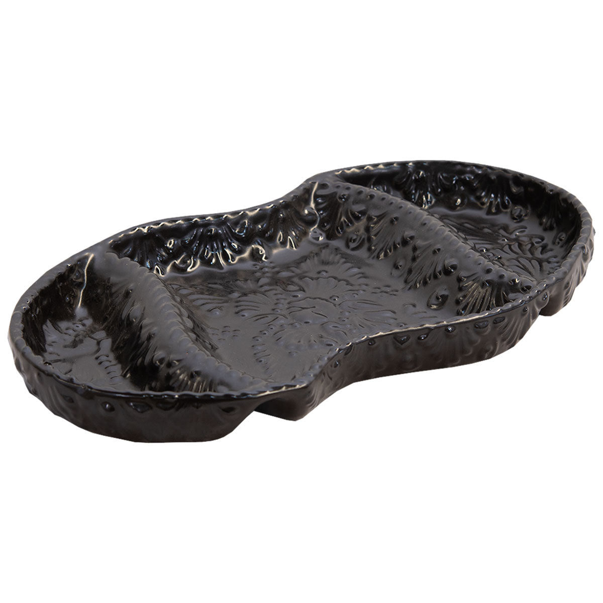 Pascoe Talavera Appetizer Plate - Black
