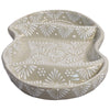 Pascoe Talavera Appetizer Plate - Sand & White