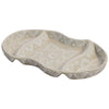 Pascoe Talavera Appetizer Plate - Sand & White