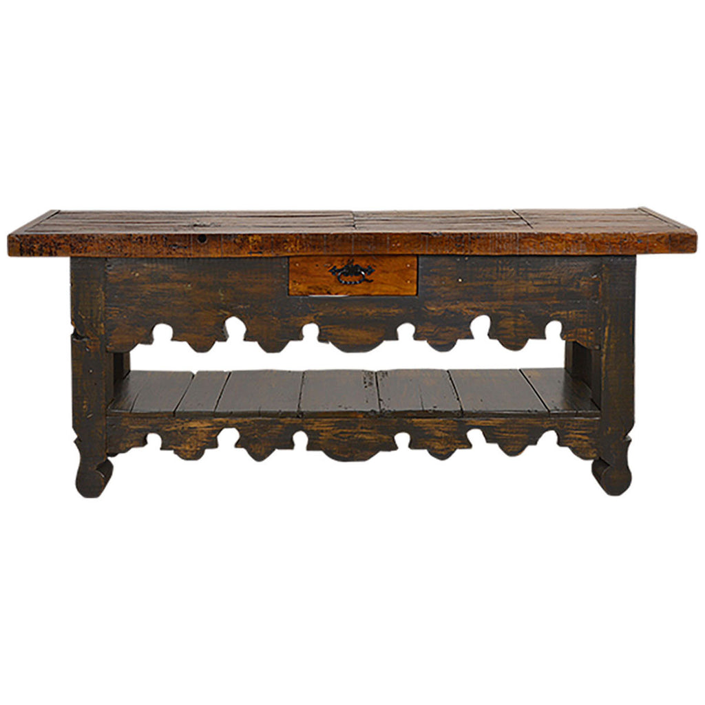 Solomon's Pass Carved Console Table