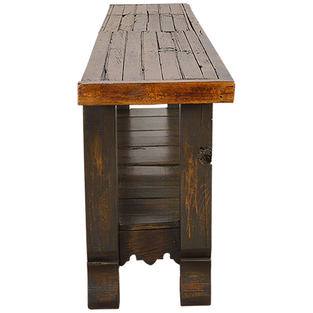 Solomon's Pass Carved Console Table