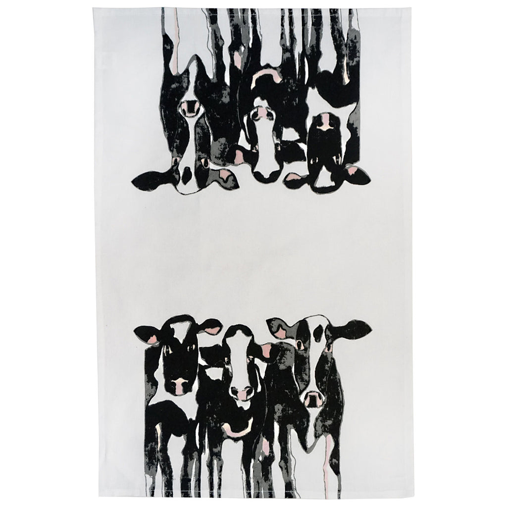 Dairy Cows Kitchen Towel - Set of 4