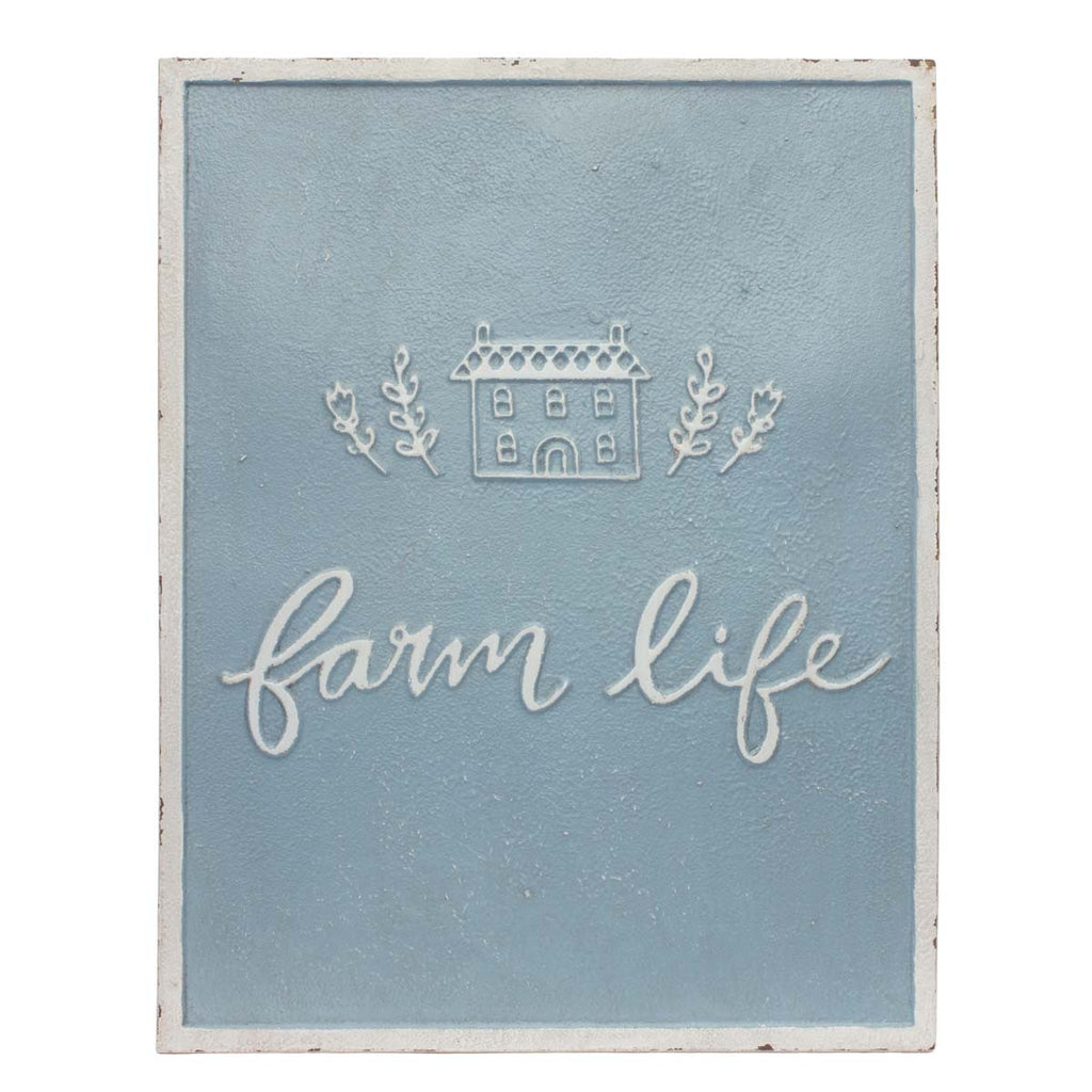 Farmhouse Metal Signs - Set of 2