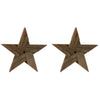 Wooden Star Wall Art - Set of 2