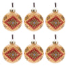 Adobe Attitude Ball Ornaments - Set of 6