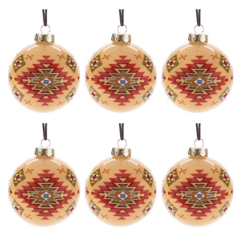Adobe Attitude Ball Ornaments - Set of 6
