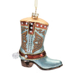 Ho Ho Howdy Boot Ornaments - Set of 6 - OUT OF STOCK UNTIL 08/29/2026