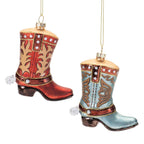 Ho Ho Howdy Boot Ornaments - Set of 6 - OUT OF STOCK UNTIL 08/29/2026