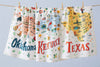 Sooner State Kitchen Towels - Set of 4