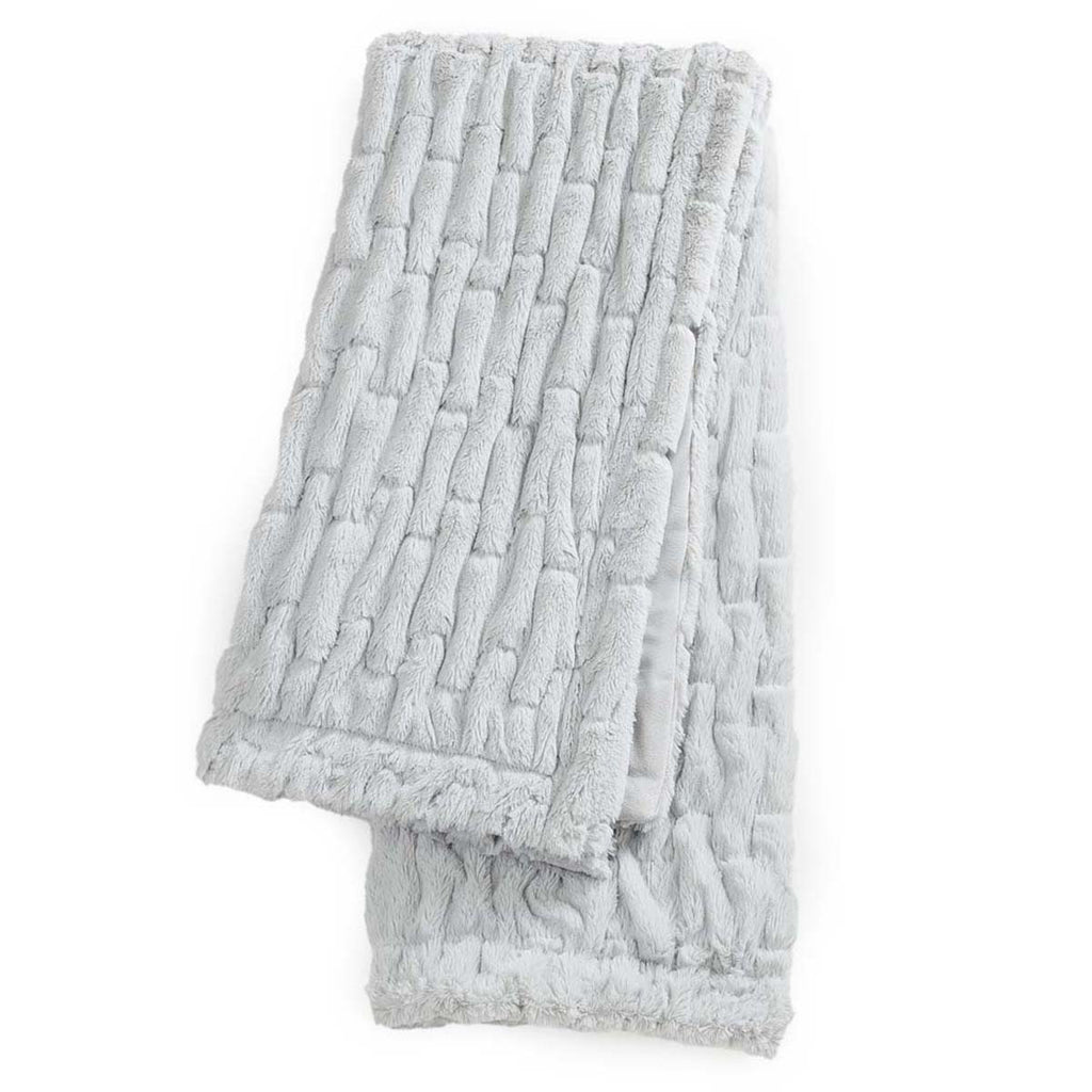 Smooth & Cozy Gray Throw