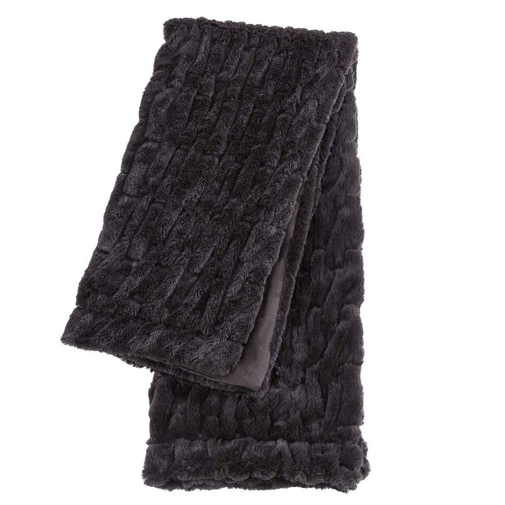 Smooth & Cozy Brown Throw