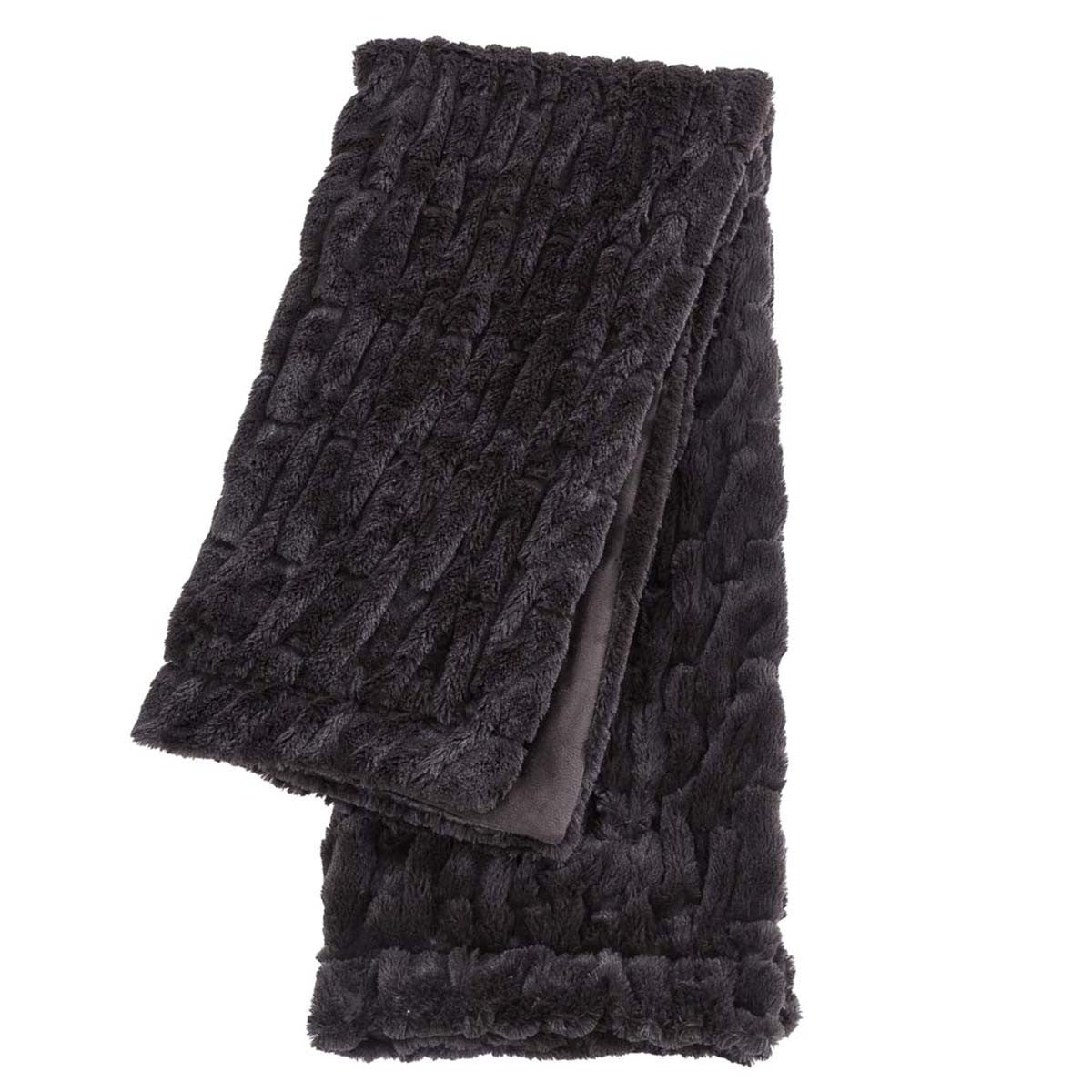 Smooth & Cozy Brown Throw