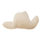 Western Cowgirl Hat Hooked Pillow