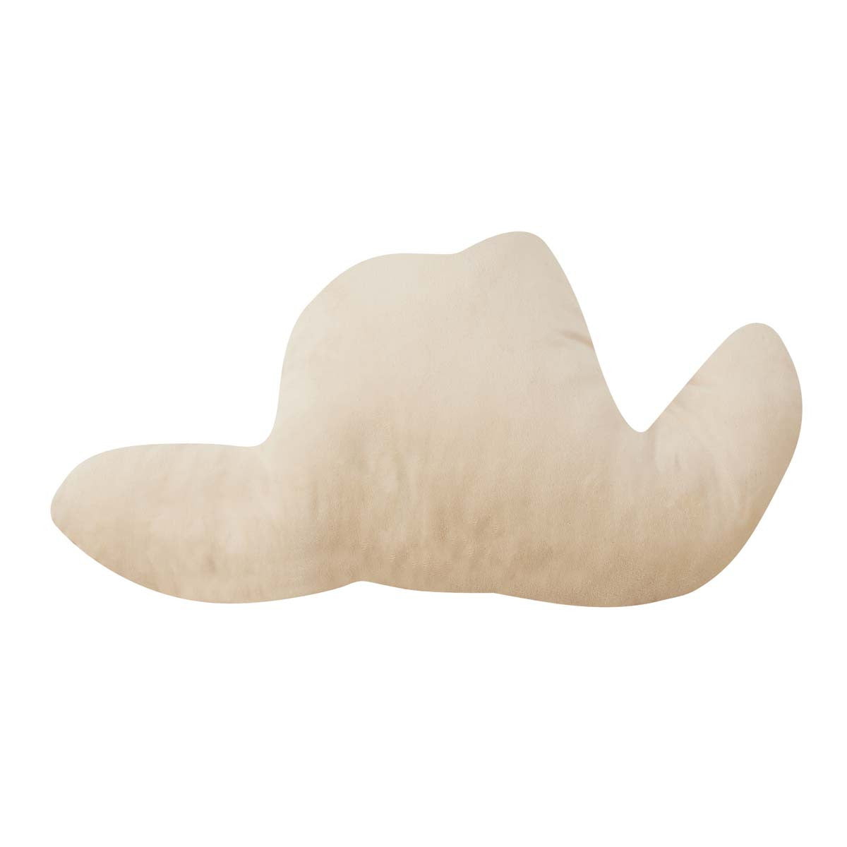 Western Cowgirl Hat Hooked Pillow