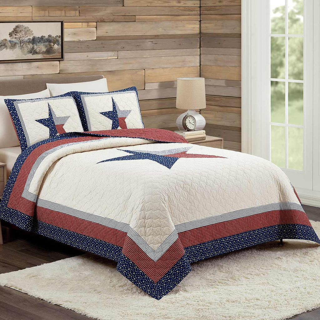 Lonestar Country Quilt Set - Full/Queen