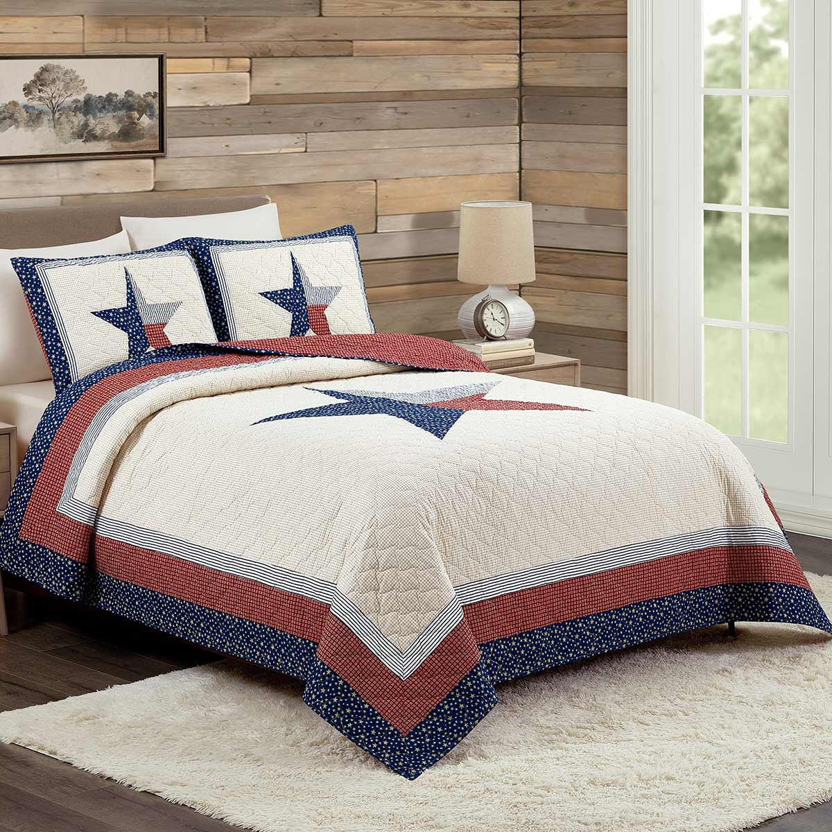 Lonestar Country Quilt Set - Full/Queen