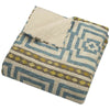 Diamond Mirage Blue Quilt Set - Full/Queen