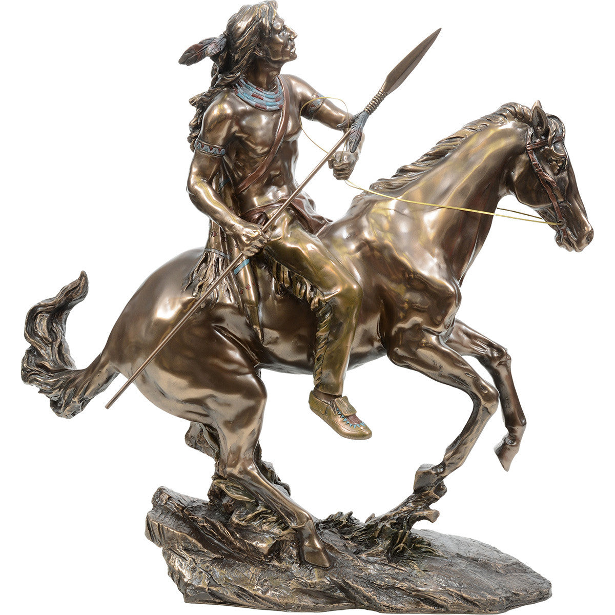 Native Warrior Sculpture