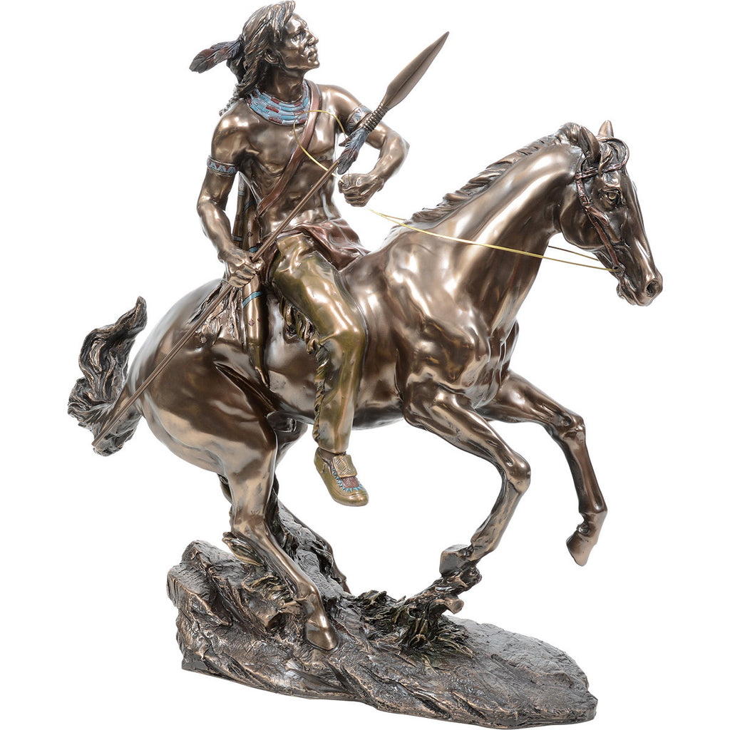 Native Warrior Sculpture