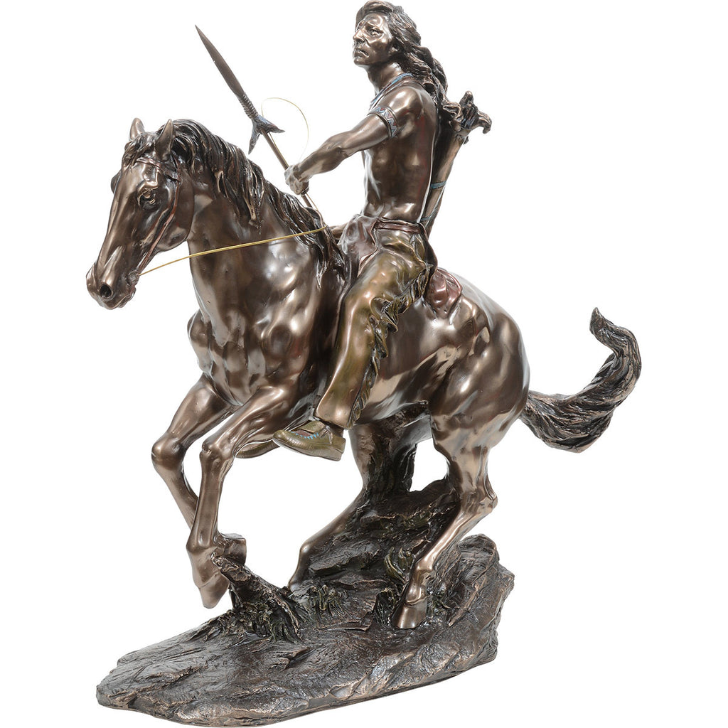 Native Warrior Sculpture