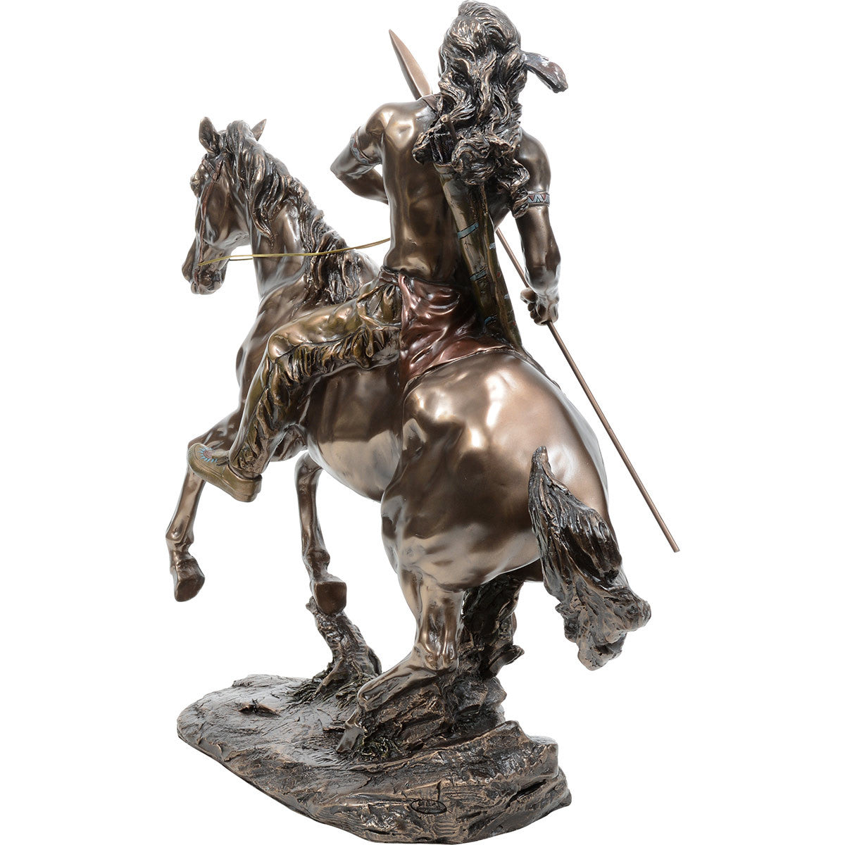 Native Warrior Sculpture