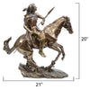 Native Warrior Sculpture