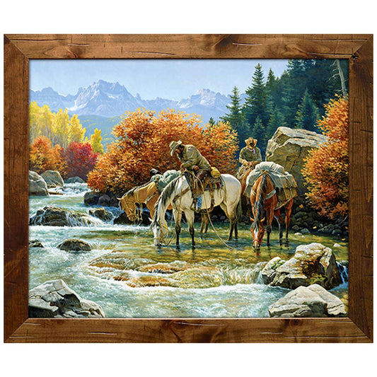 Sunny Creek Framed Canvas