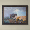 Drought's End Framed Canvas