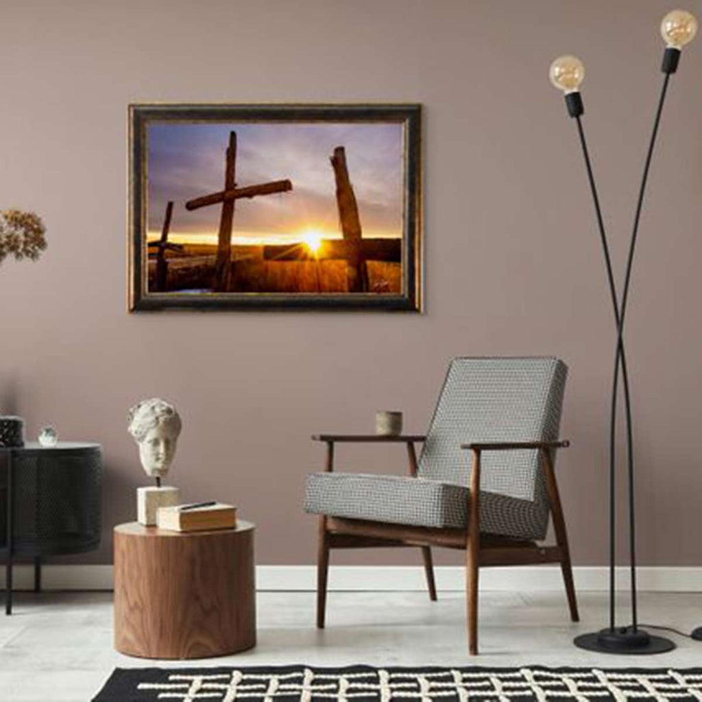 Morning Harvest Framed Canvas