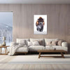 Marching Bison Stretched Canvas