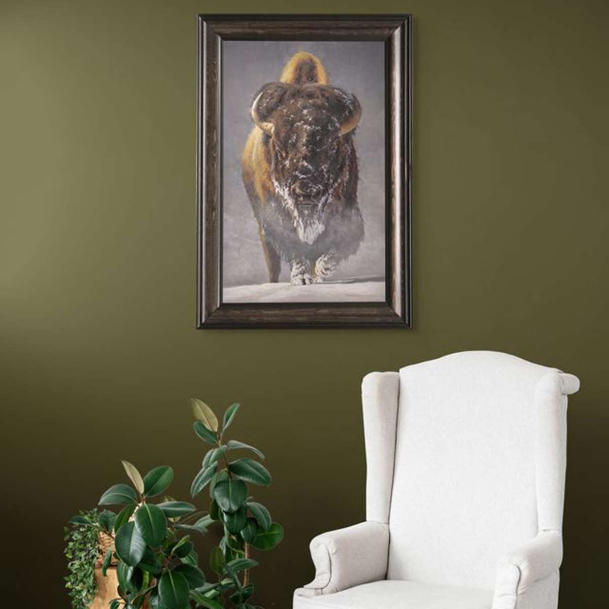 Snowmaster Framed Canvas