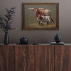 Curiosity Framed Canvas