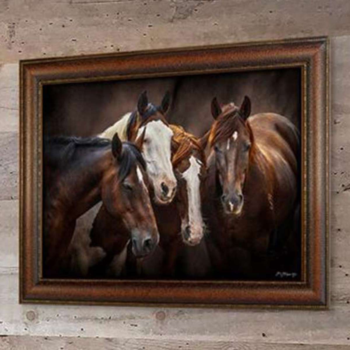 The Pack Framed Canvas