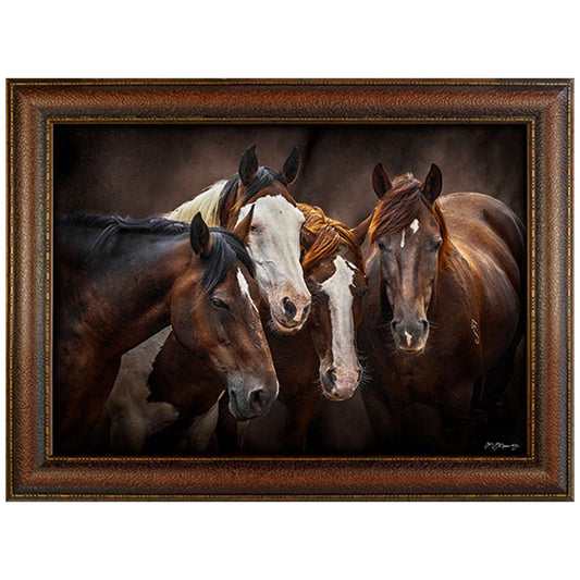 The Pack Framed Canvas