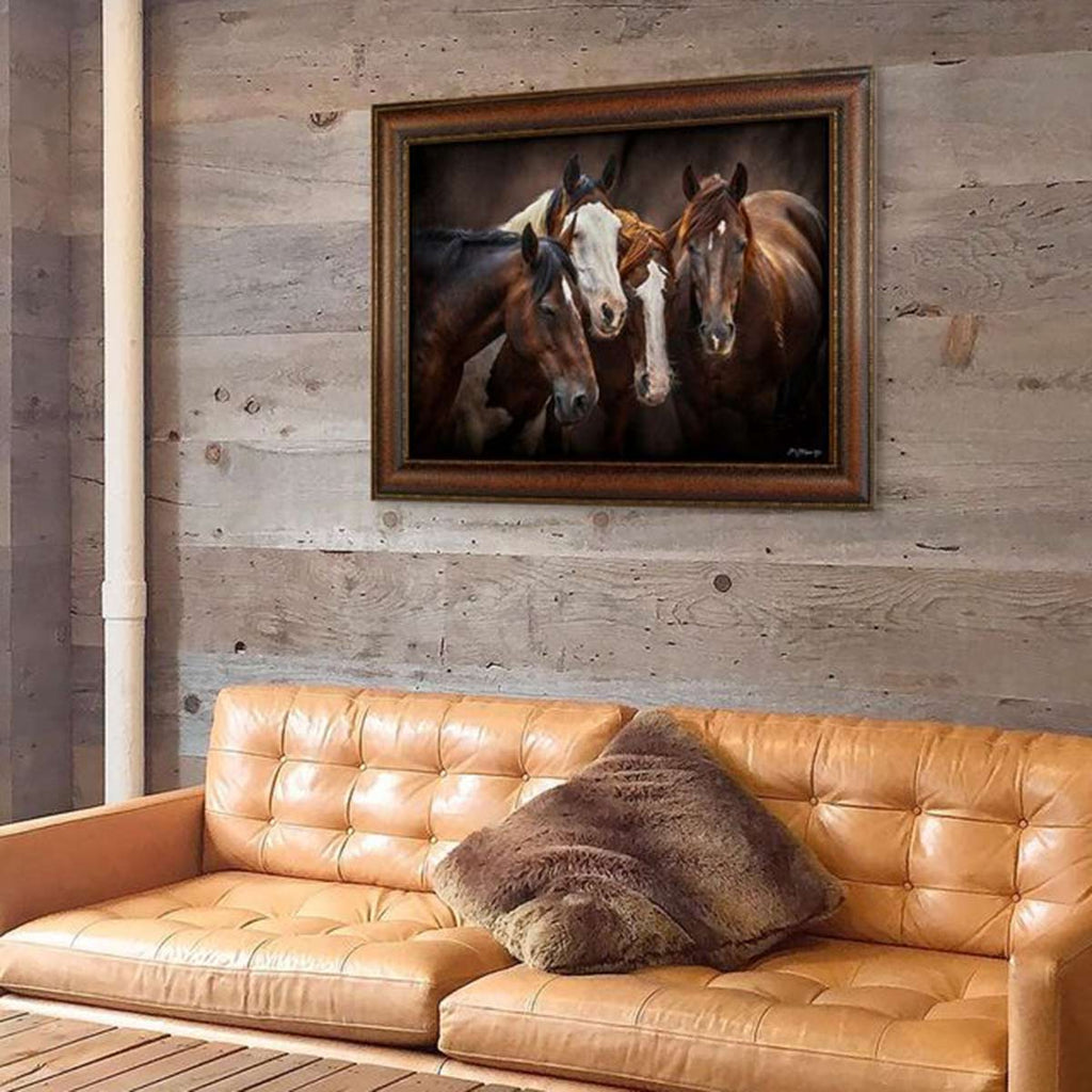 The Pack Framed Canvas