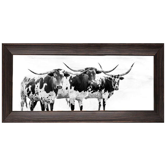 Triplicate Framed Canvas