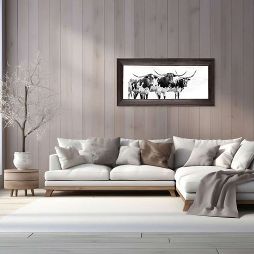 Triplicate Framed Canvas