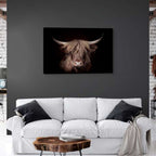 Highland Gold Stretched Canvas