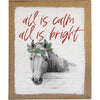 Equestrian Christmas Wall Art