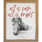 Equestrian Christmas Wall Art