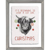 Festive Yak Framed Wall Art