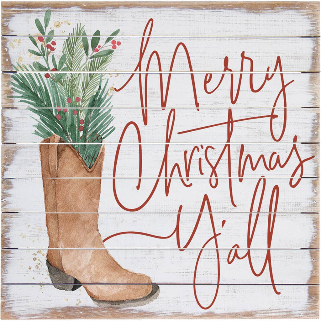 Cowboy Christmas Wall Art