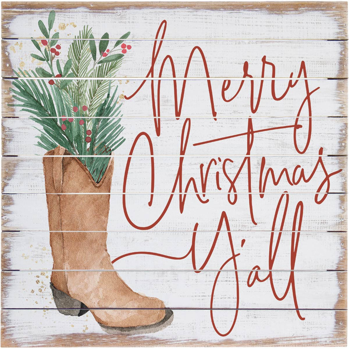 Cowboy Christmas Wall Art