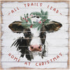 Christmas Cow Wall Art