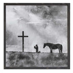 Kneel at the Cross Wall Art