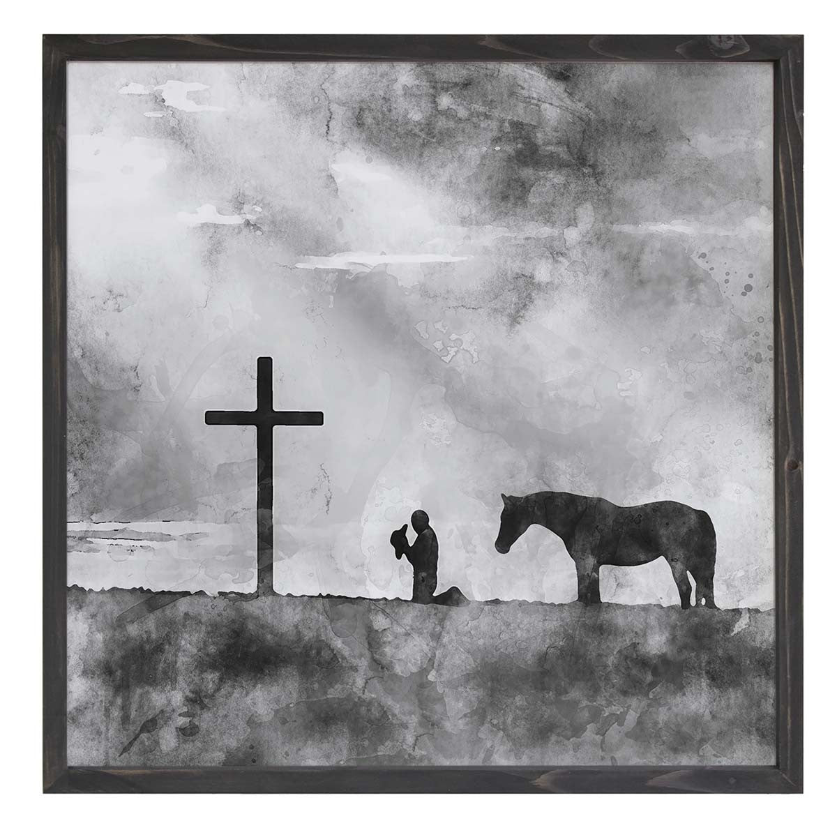 Kneel at the Cross Wall Art