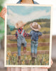 Little Cowboys Framed Wall Art