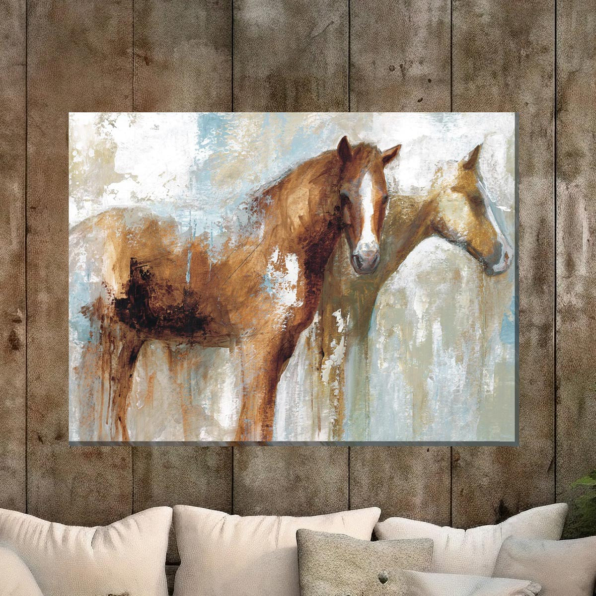 Horse Spirit Outdoor Canvas Wall Art